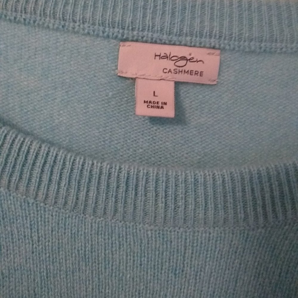 Aqua Halogen Cashmere Sweater